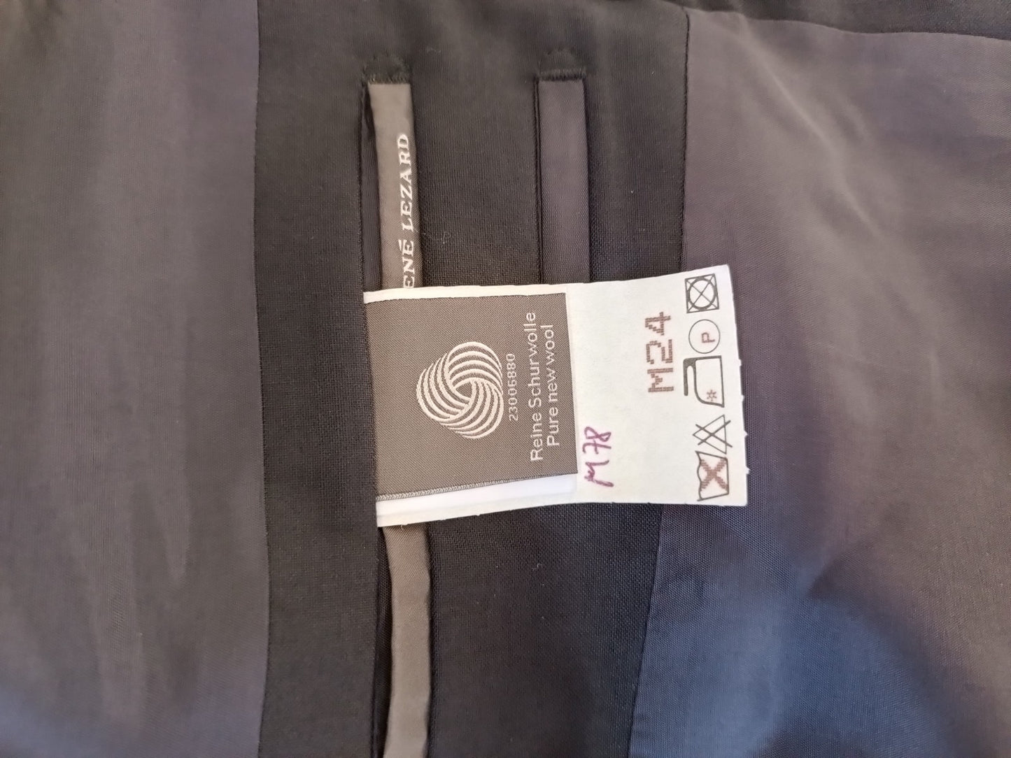 Giacca blazer nera di rappresentanza Rene Lazard ufficiale FIFA lana