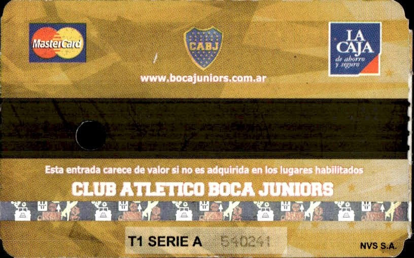 biglietto stadio BOCA JRS VS ROSARIO CENTRAL 540241