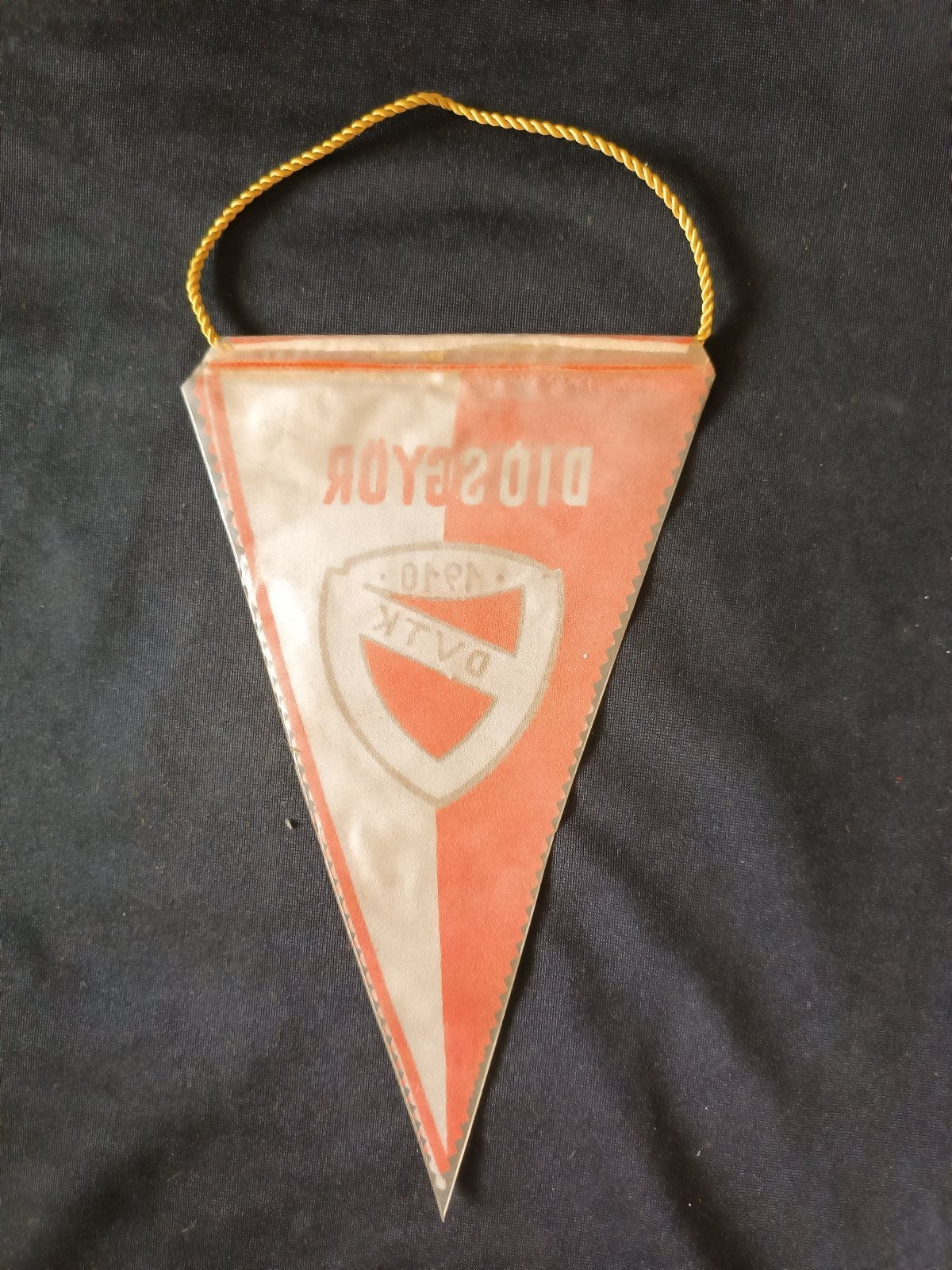 Gagliardetto Pennant Di�sgy?ri VTK Ungheria 1910 Vintage