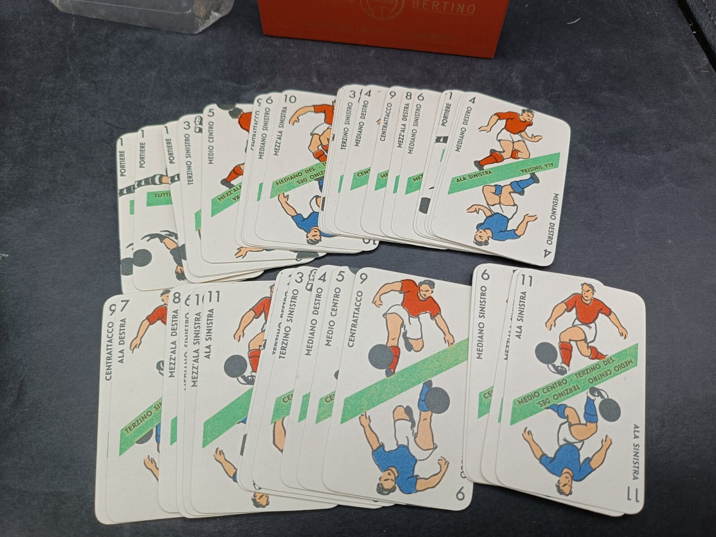 Mazzo carte da gioco Creazione Bertino Football