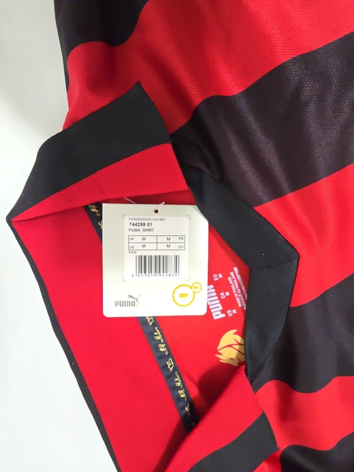 PUMA Maglia tshirt AC Milan 125 Anni Ufficiale Authentic Celebrativa nuova TG M