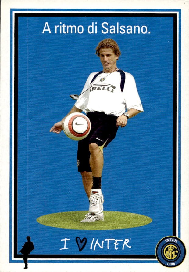 Cartolina calciatore Inter Ivan Carminati con autografo stampato