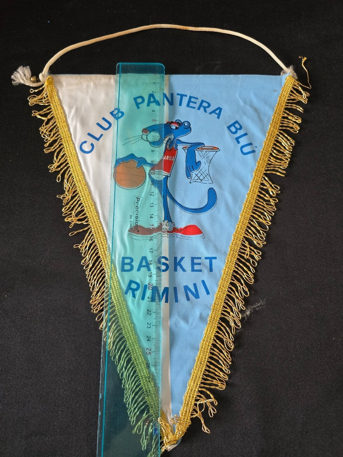 Gagliardetto Pennant CLUB PANTERA BLU Basket Rimini originale