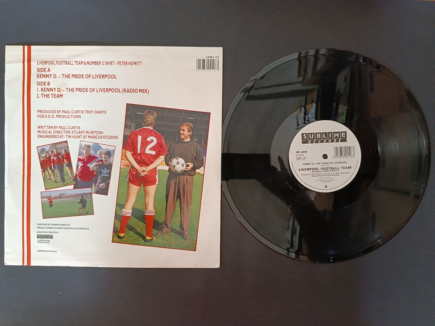 Disco LIVERPOOL Football Team featuring Peter Howitt Kenny D.