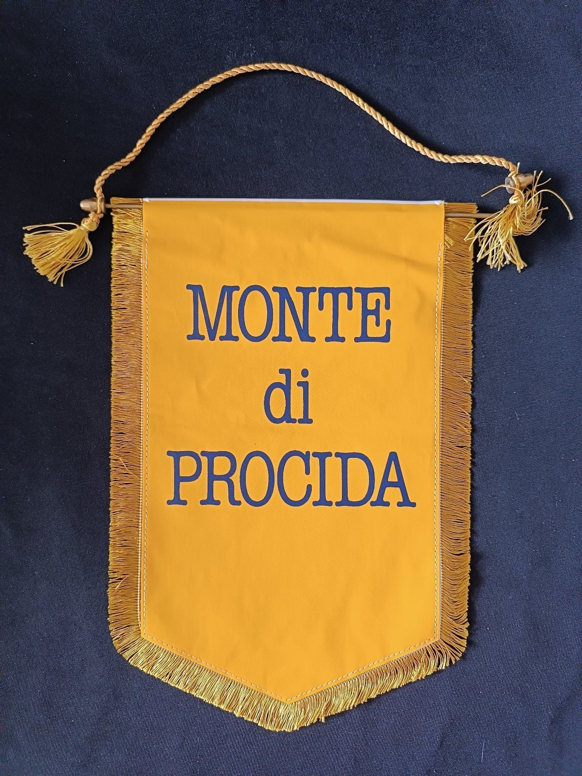Gagliardetto Pennant Monte di Procida Italia Basket Vintage