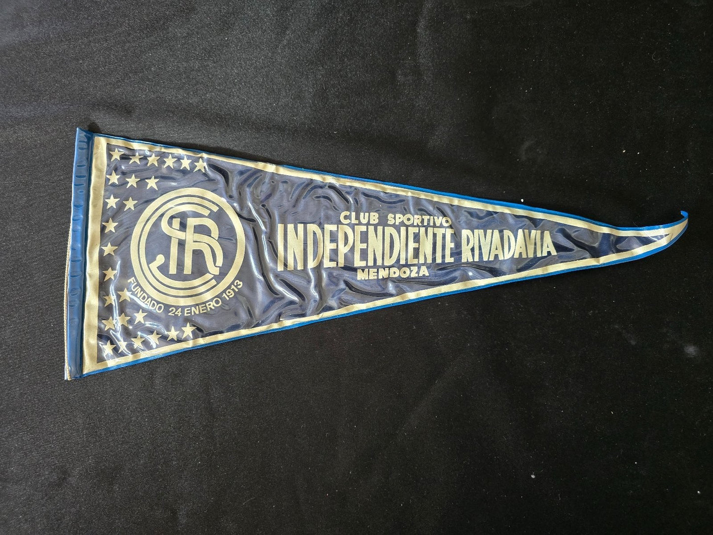 OLD Gagliardetto Pennant fanion bander�n INDIPENDIENTE RIVADAVIA MENDOZA