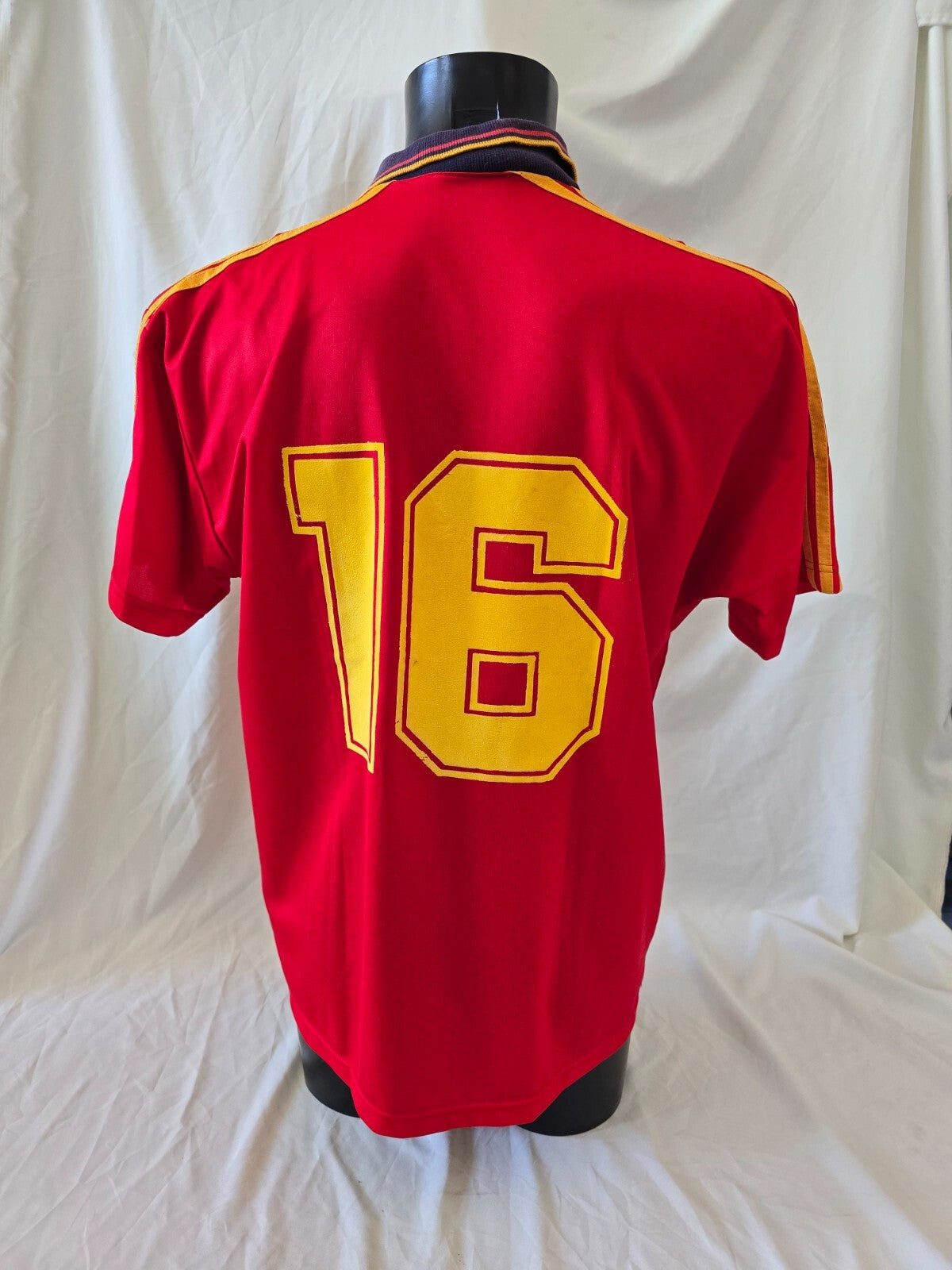 Maglia calcio ufficiale home Nazionale Spagna Adidas tg L Match Worn