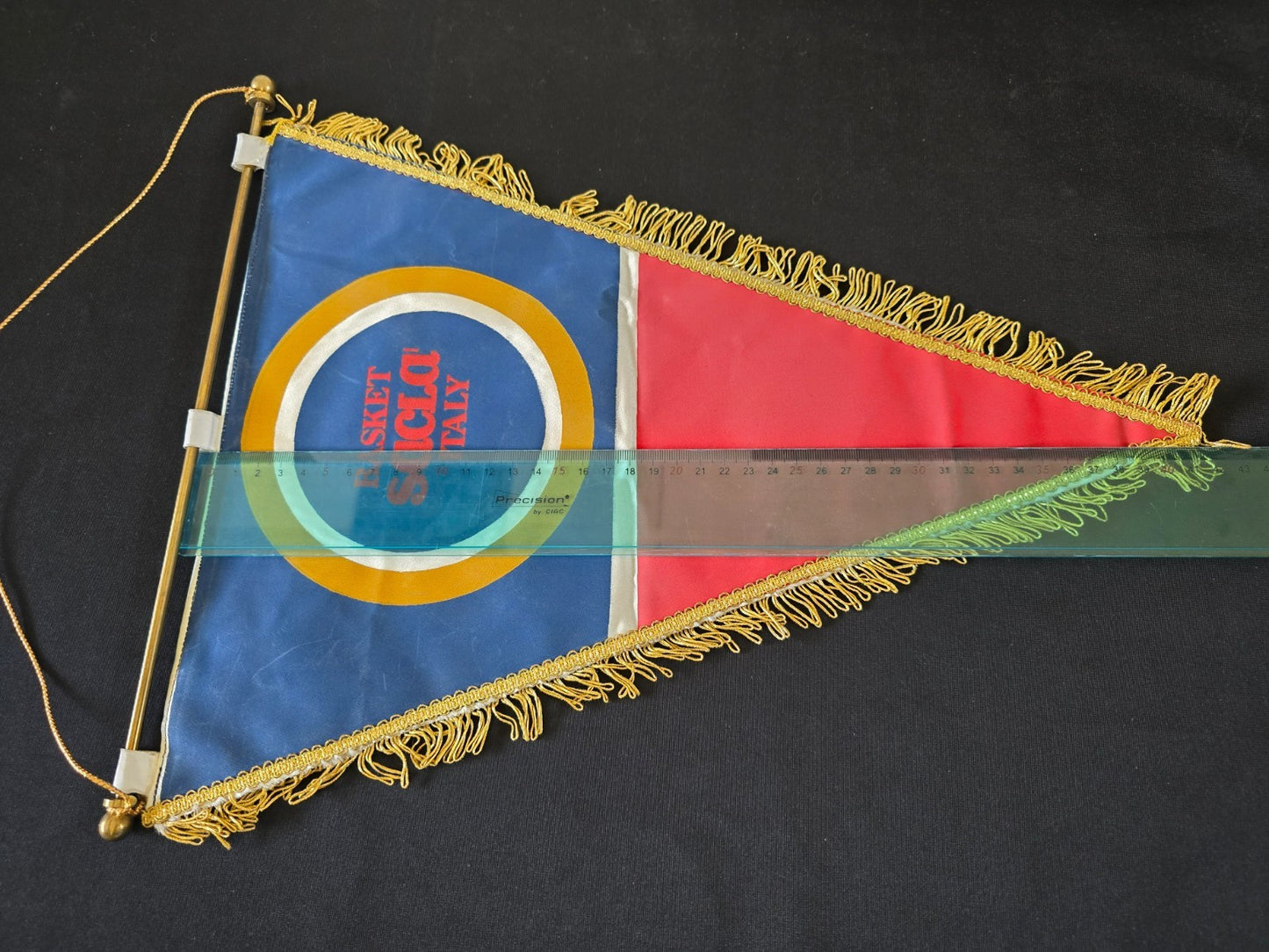 Gagliardetto Pennant SACLA' Libertas Pallacanestro Asti Basket Anni 70/80