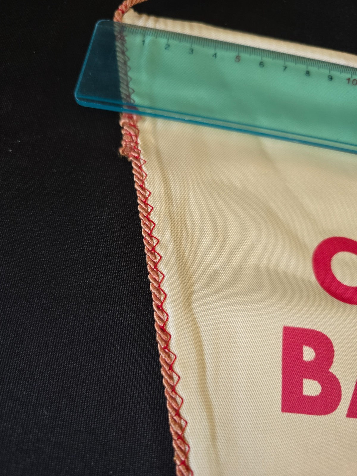 Gagliardetto Pennant IN PANNO CHIETI BASKET ANNI 70 originale