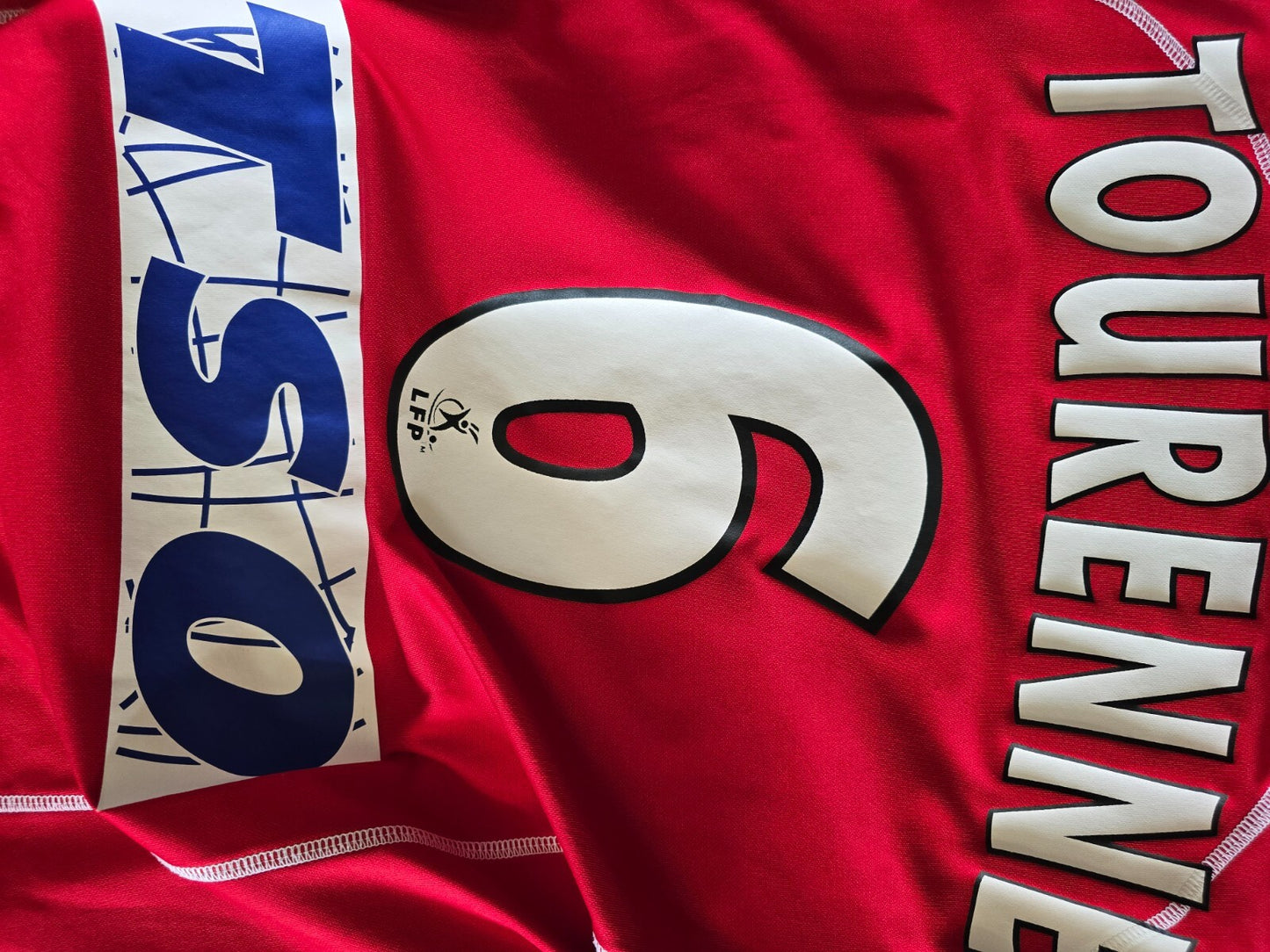 Maglia match worn Lotto Stade Reims 2006/07 Carl Tourenne 6 tg xl