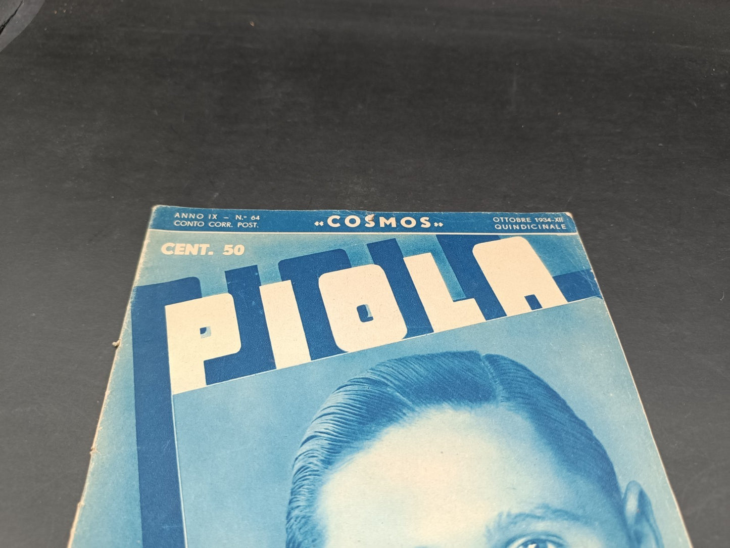 Rivista sportiva Cosmo anno 1934 numero 64 Silvio Piola