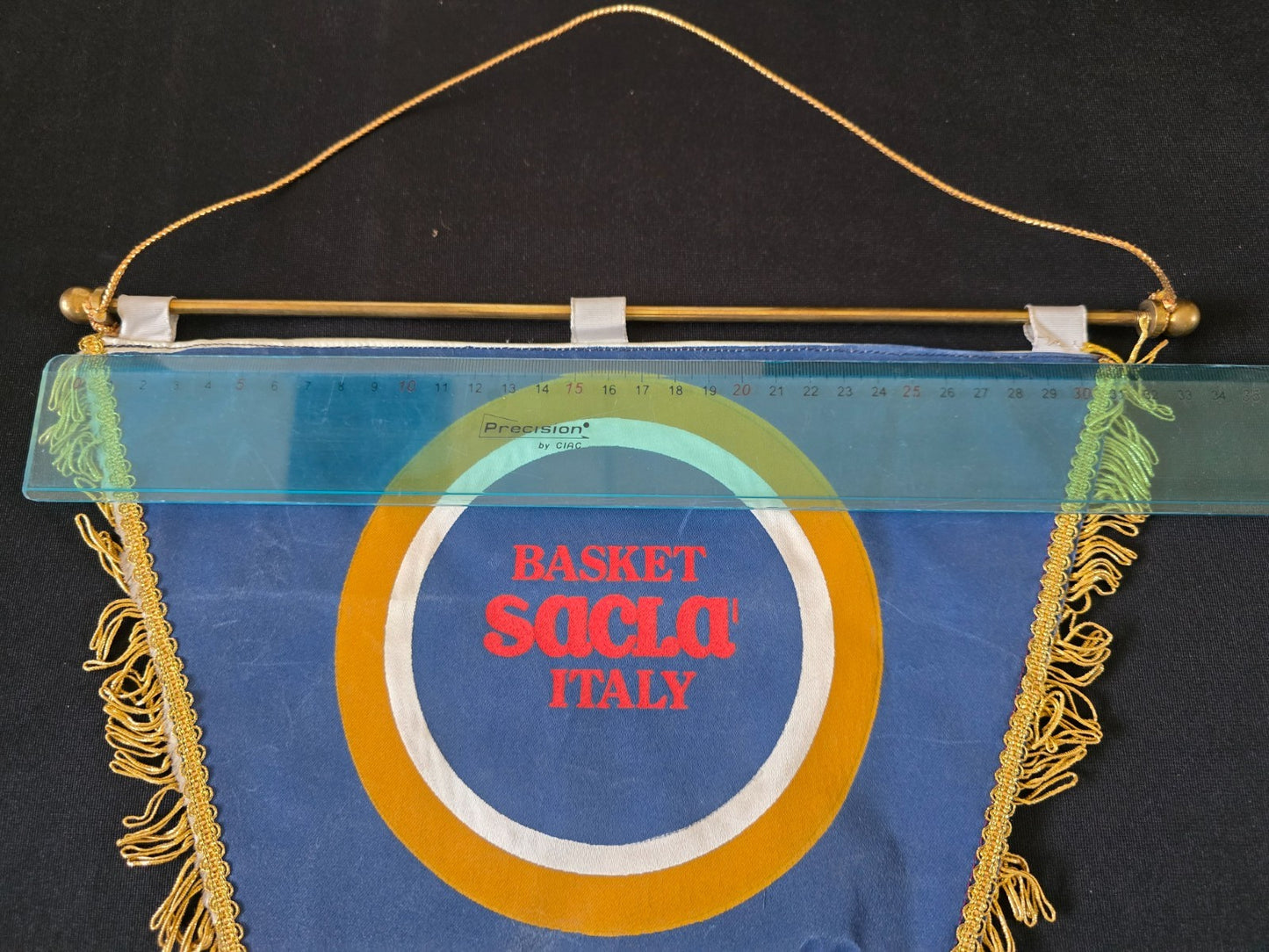 Gagliardetto Pennant SACLA' Libertas Pallacanestro Asti Basket Anni 70/80