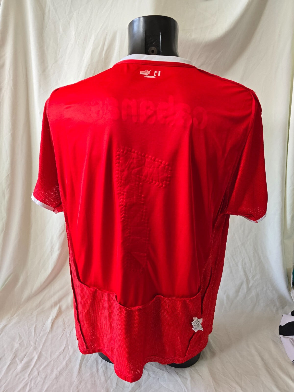 Maglia Puma match worn Nazionale Svizzera euro 2008 nr 7 tg xl