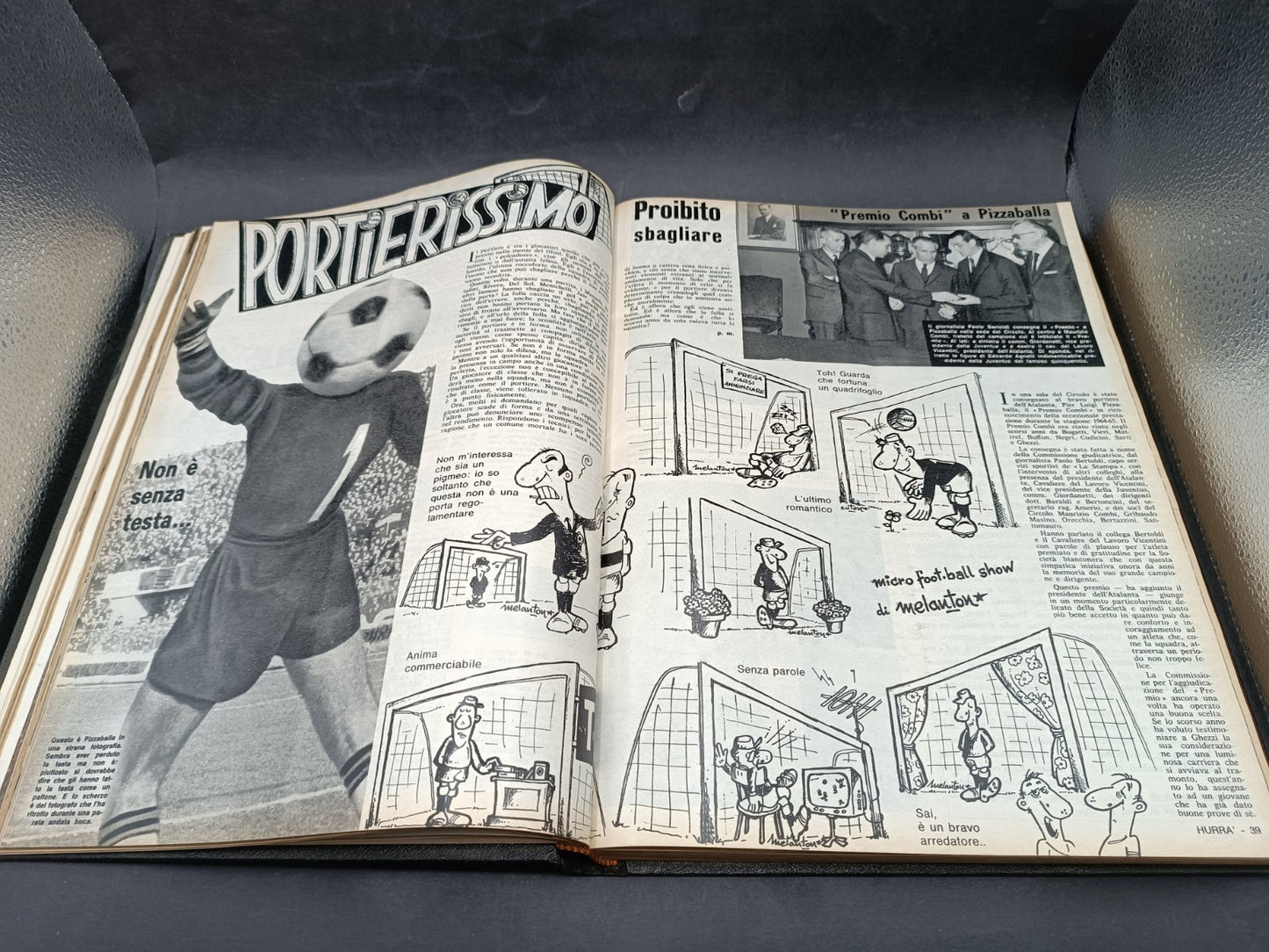 Annata rilegata rivista Hurra Juventus anno 1966