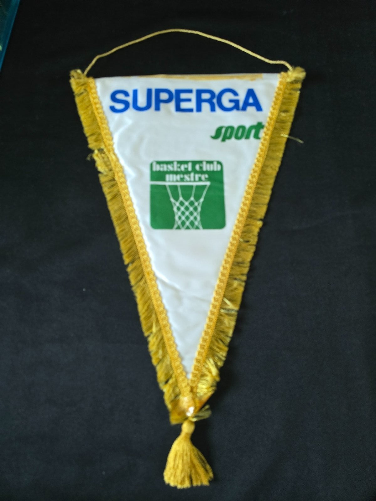 Gagliardetto Pennant SUPERGA SPORT MESTRE BASKET CLUB originale
