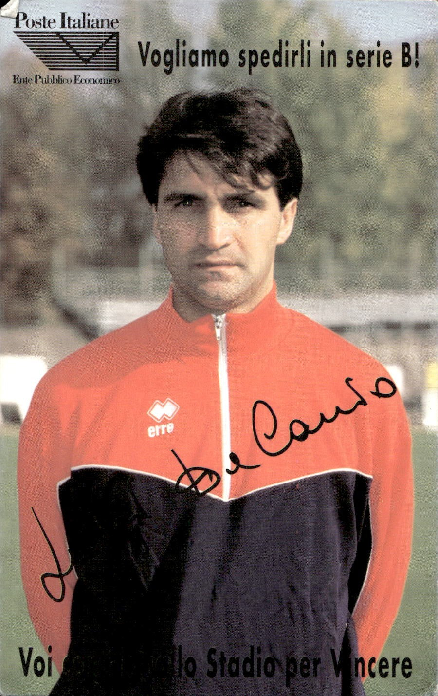 cartolina calciatori autografata in originale Giocatore dell' A.C. Carpi 17