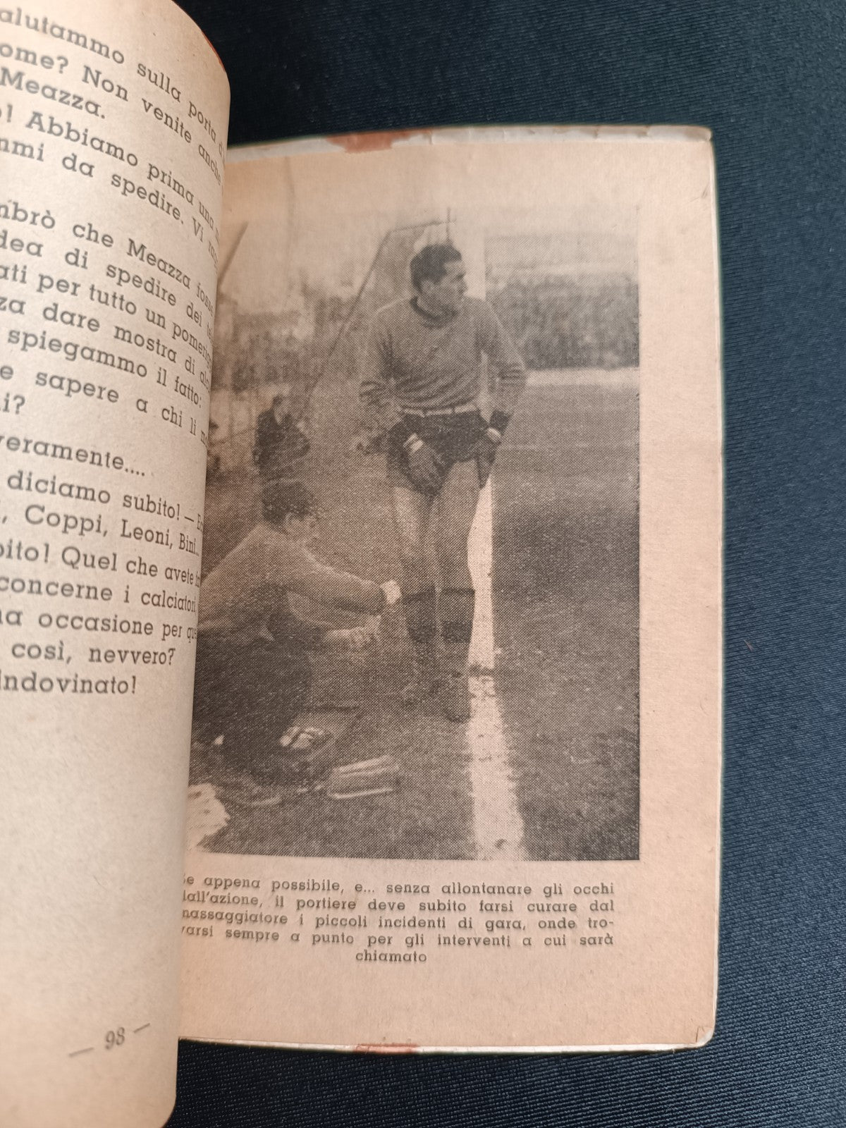 Libro fotografico Calciatori si diventa -Vicenzo Baggiolio edizioni Audace 1942