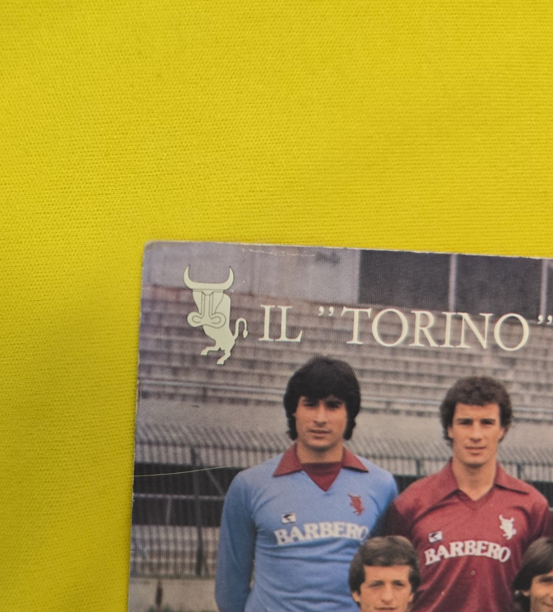 Foto ufficiale Torino calcio Barbero 1981-82 autografi originali della squadra