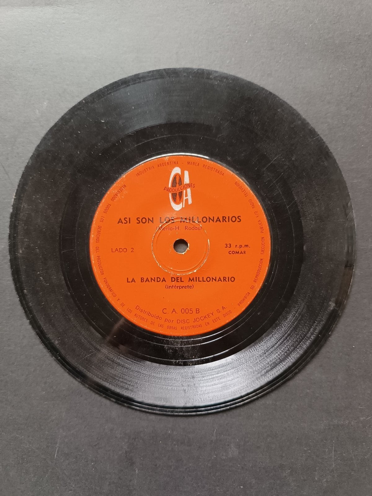 Vinile 45 giri ASI SON LOS MILLONARIOS
