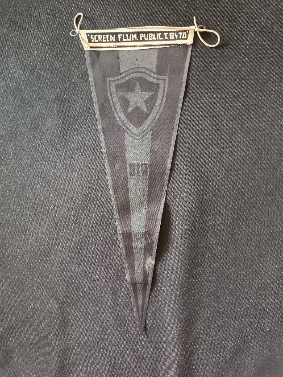Gagliardetto Pennant Botafogo F.R. Rio Brasile Calcio Vintage