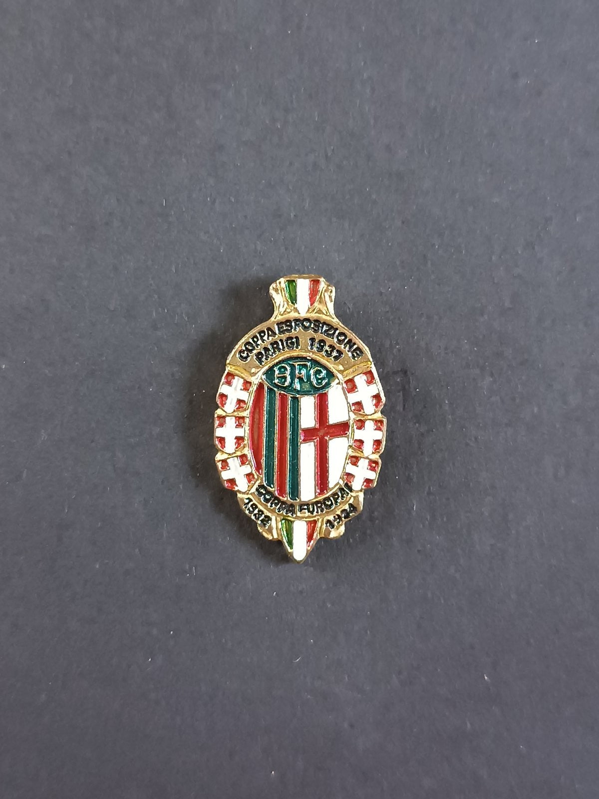 Pins Spilla Badge Bologna BFC stemma scudetti anni '30/'40 vintage repro