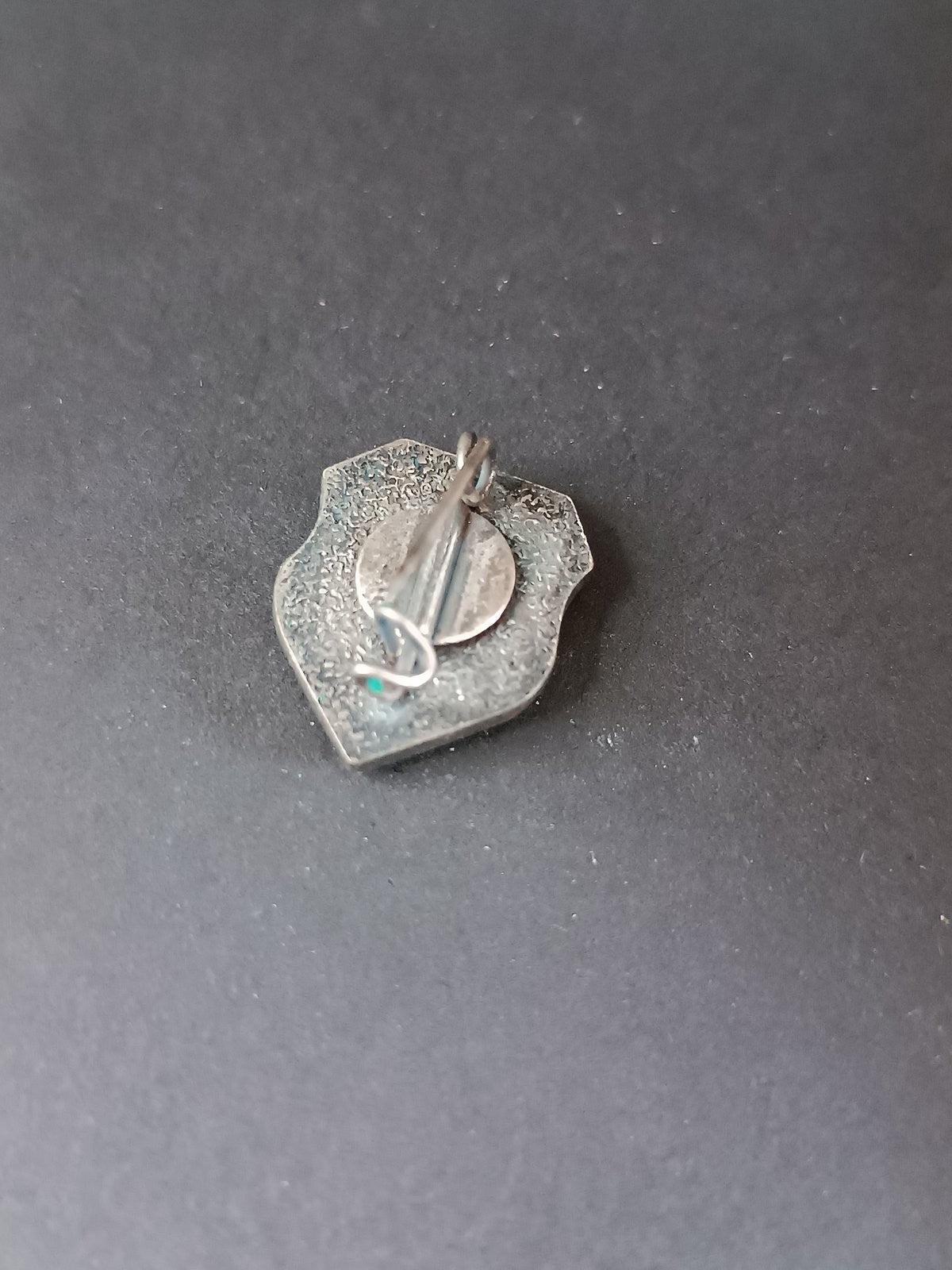 Pins Spilla Badge Gubbio stemma vintage metallo smaltato Italia