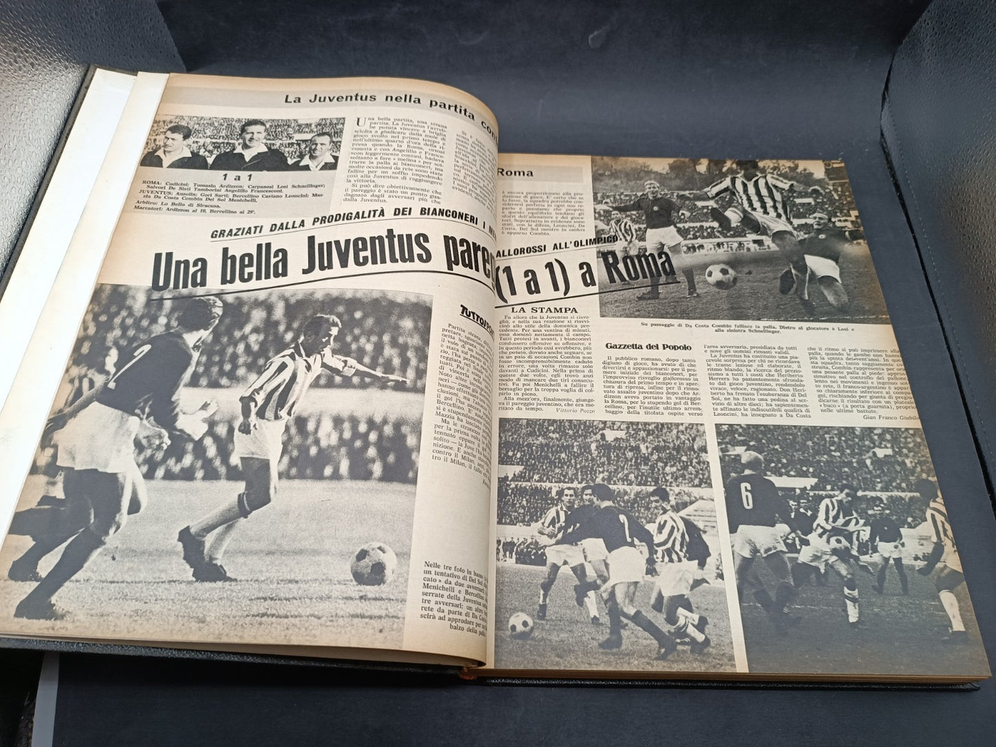 Annata rilegata rivista Hurra Juventus anno 1965