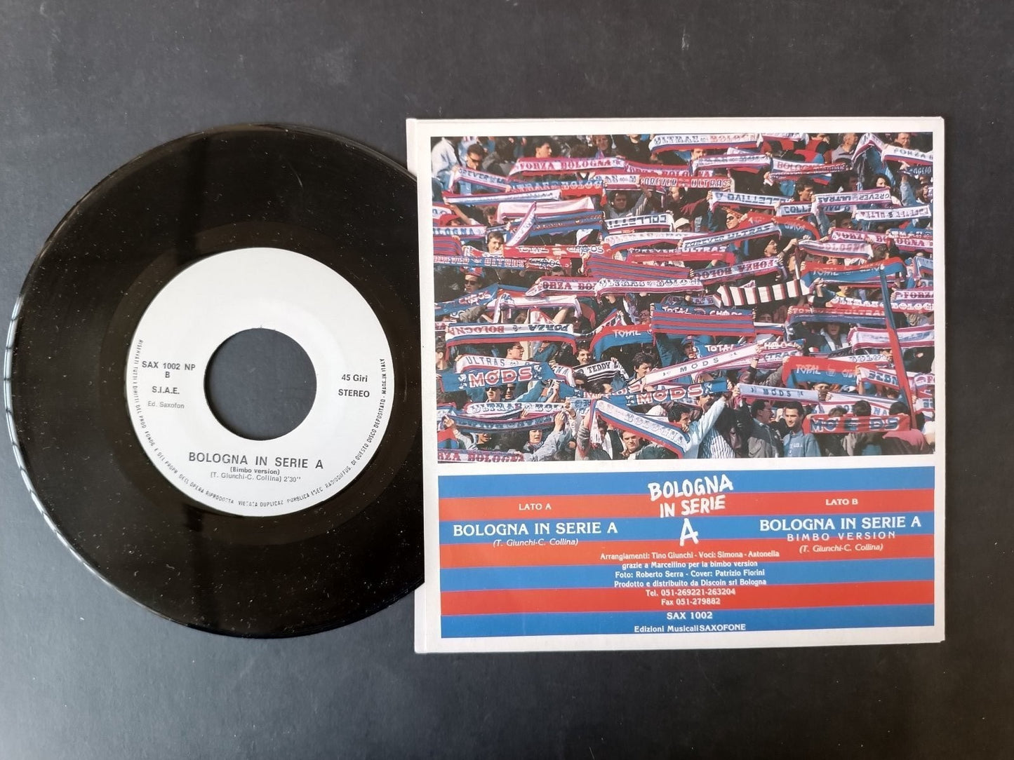Vinile 45 giri BOLOGNA IN SERIE A