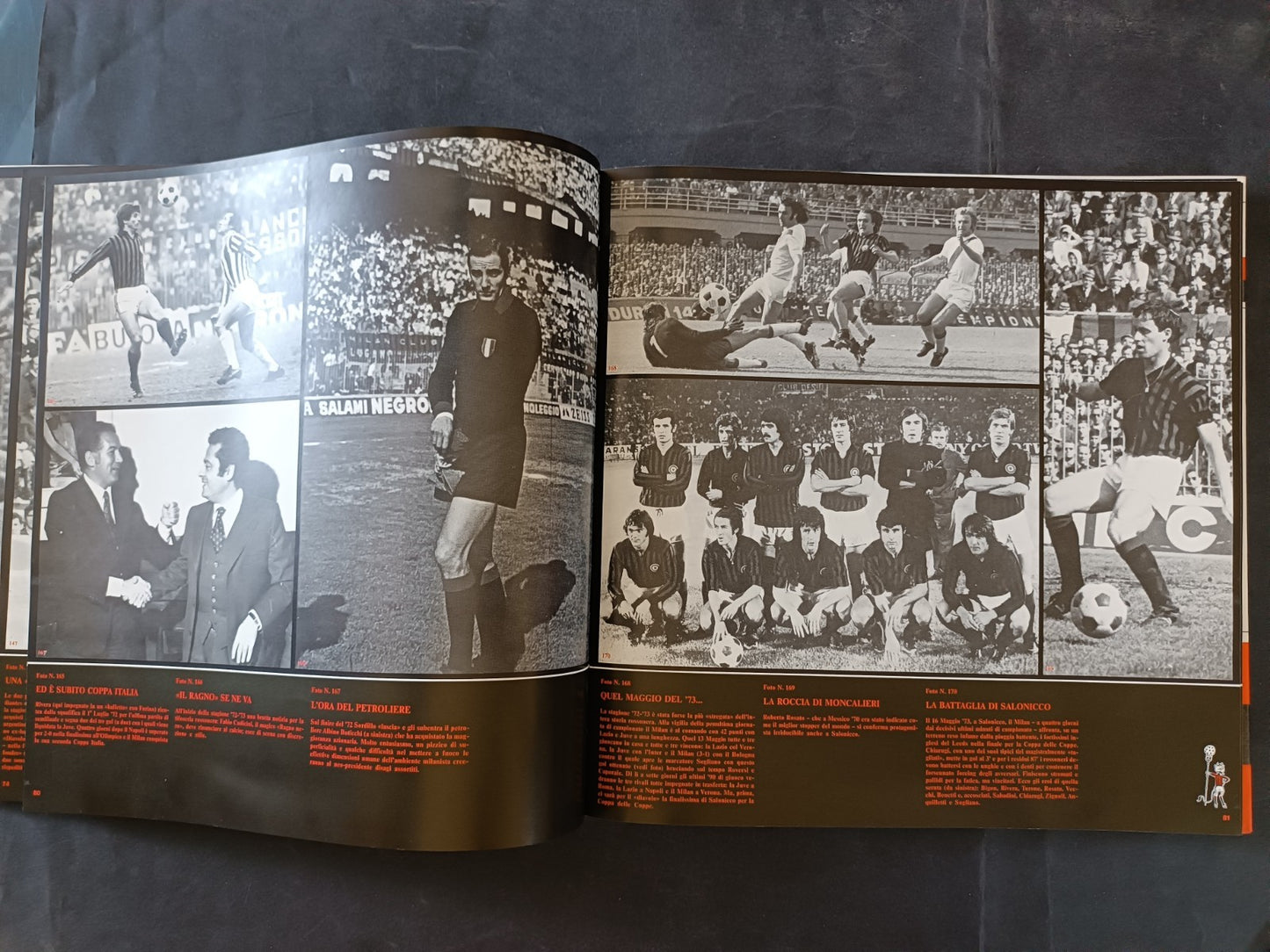 Sandro Ciotti MILAN RACCONTA GLI 80 ANNI DEL DIAVOLO con 45 giri e box originale