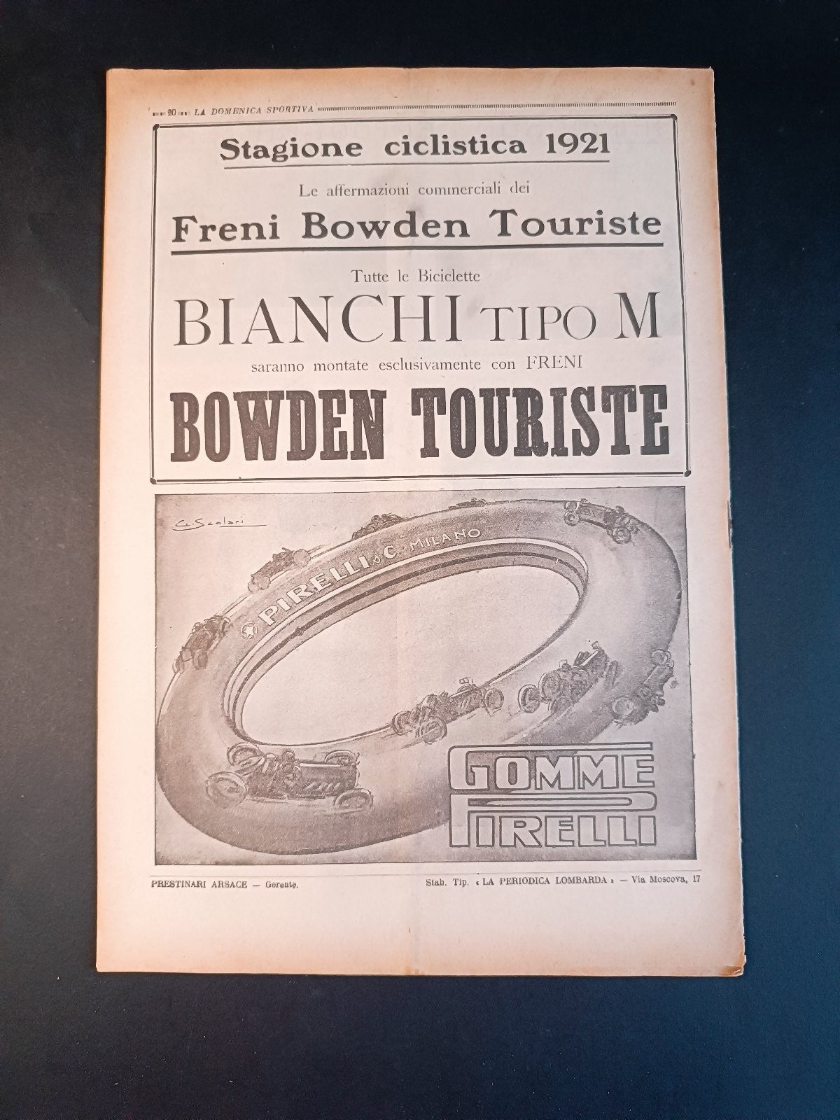 rivista LA DOMENICA SPORTIVA ed Sportiva Italiana n 10 - 1921 La Nazionale