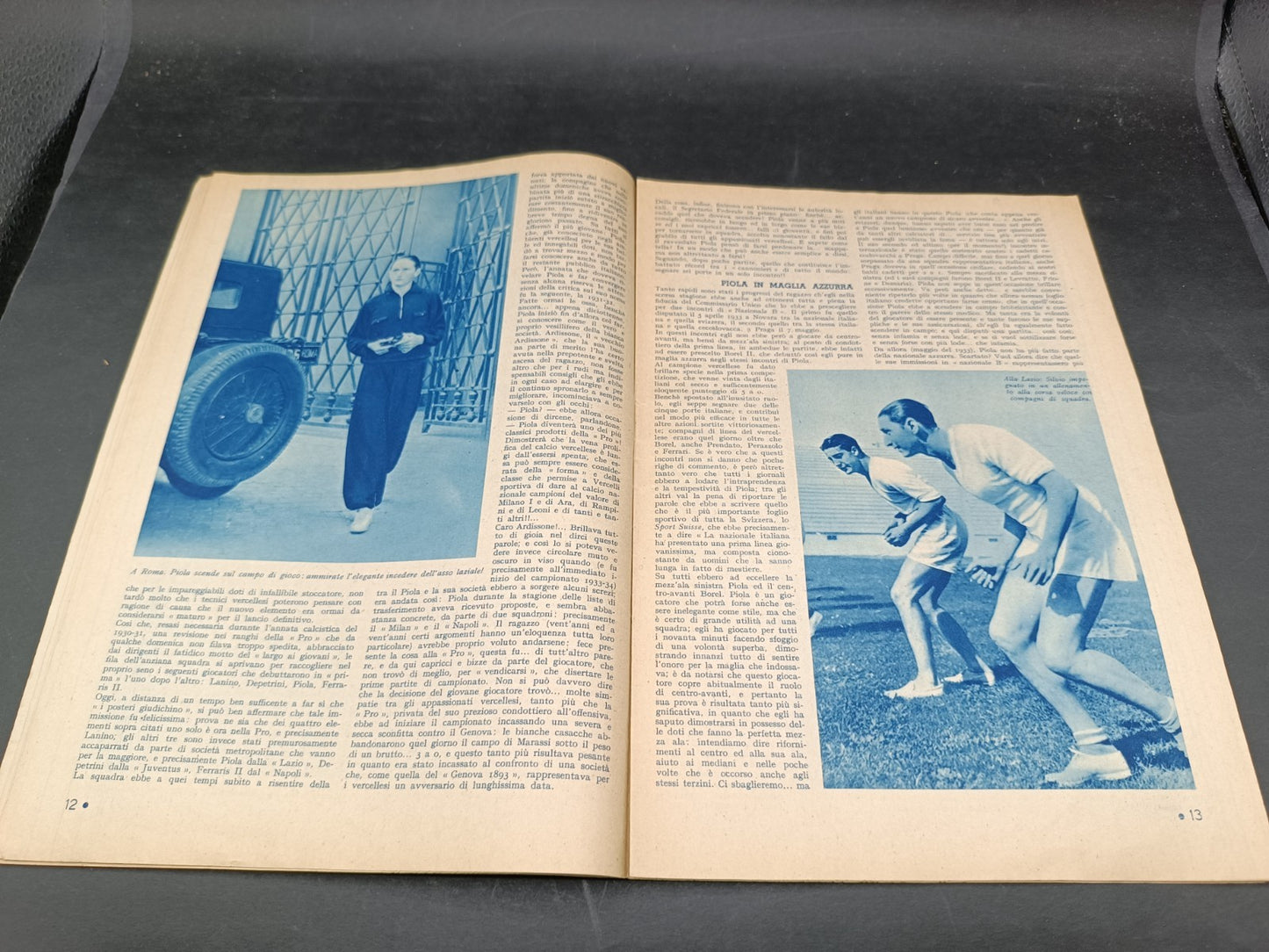 Rivista sportiva Cosmo anno 1934 numero 64 Silvio Piola