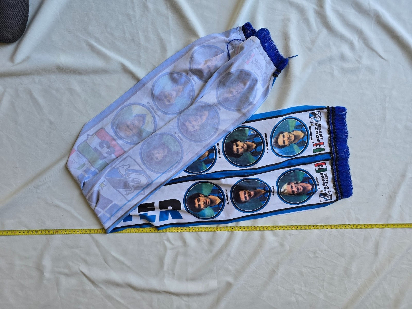 Sciarpa Scarf INTERNAZIONALE FC 88/89 Campioni d'ITALIA con volti giocatori (D)