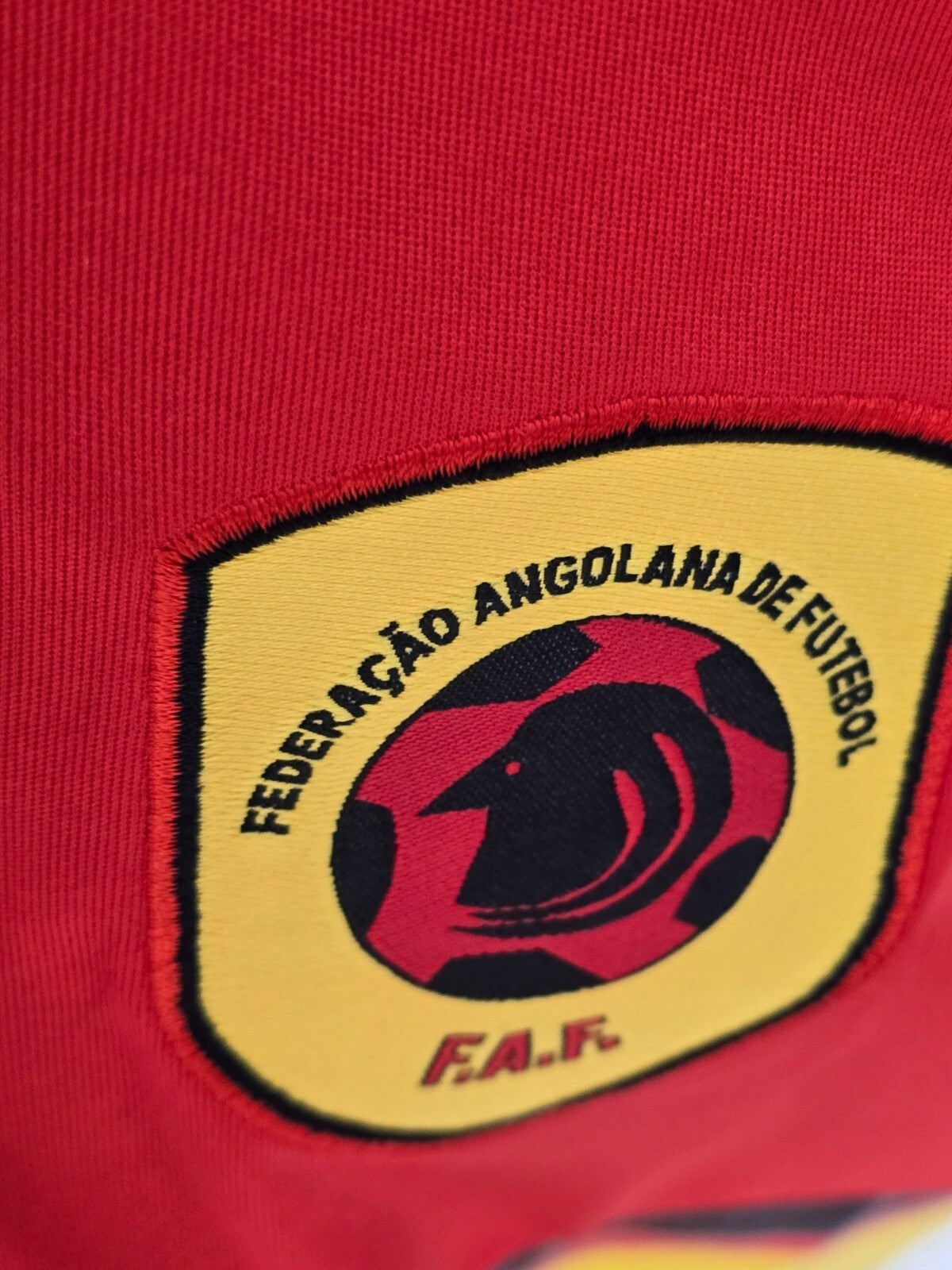 maglia Puma ANGOLA Soccer Football nr 19 André Buengo tg XL Usa 94 Match Worn