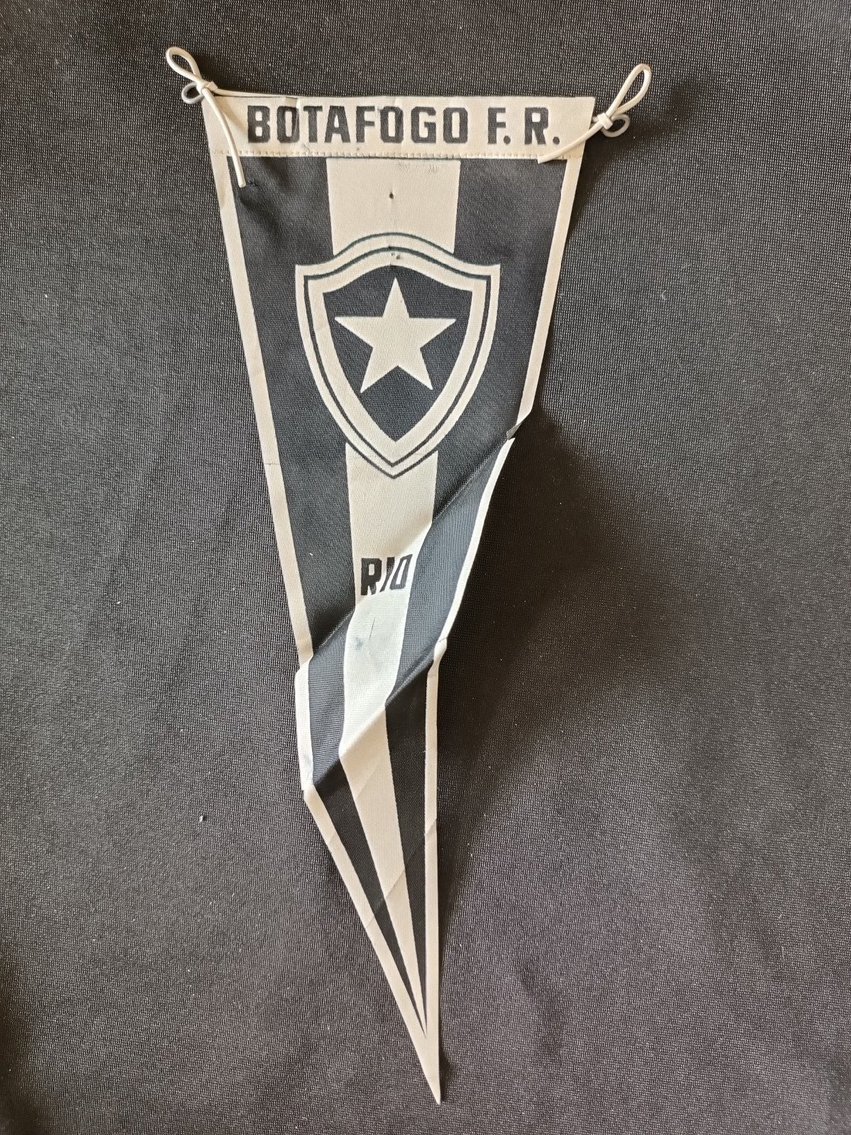 Gagliardetto Pennant Botafogo F.R. Rio Brasile Calcio Vintage --