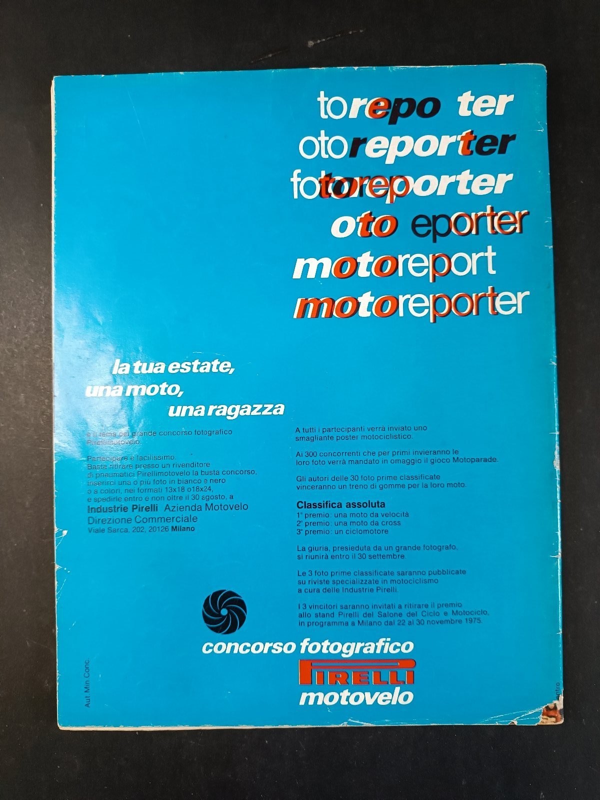Rivista MOTOCROSS numero 6 anno 1975 - Mondiali a Casale (senza poster)