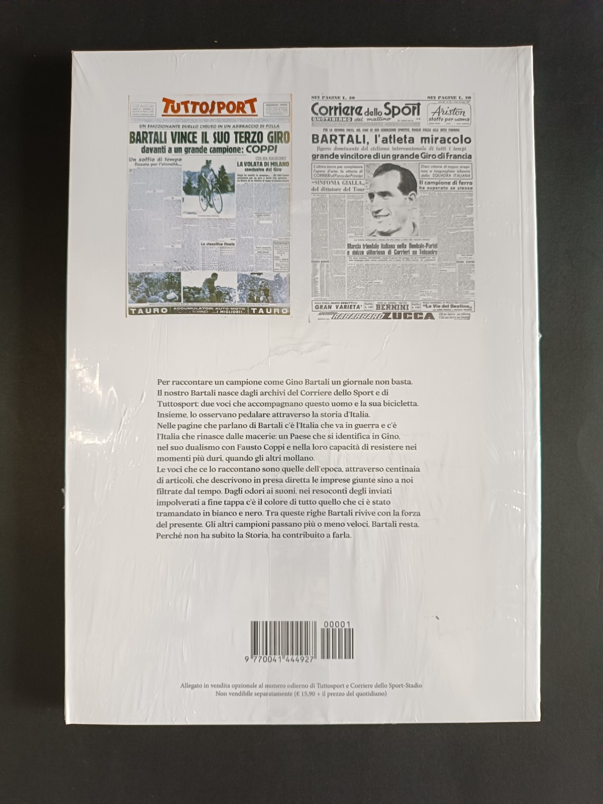 libro IL NOSTRO BARTALI Tuttosport - Blisterato