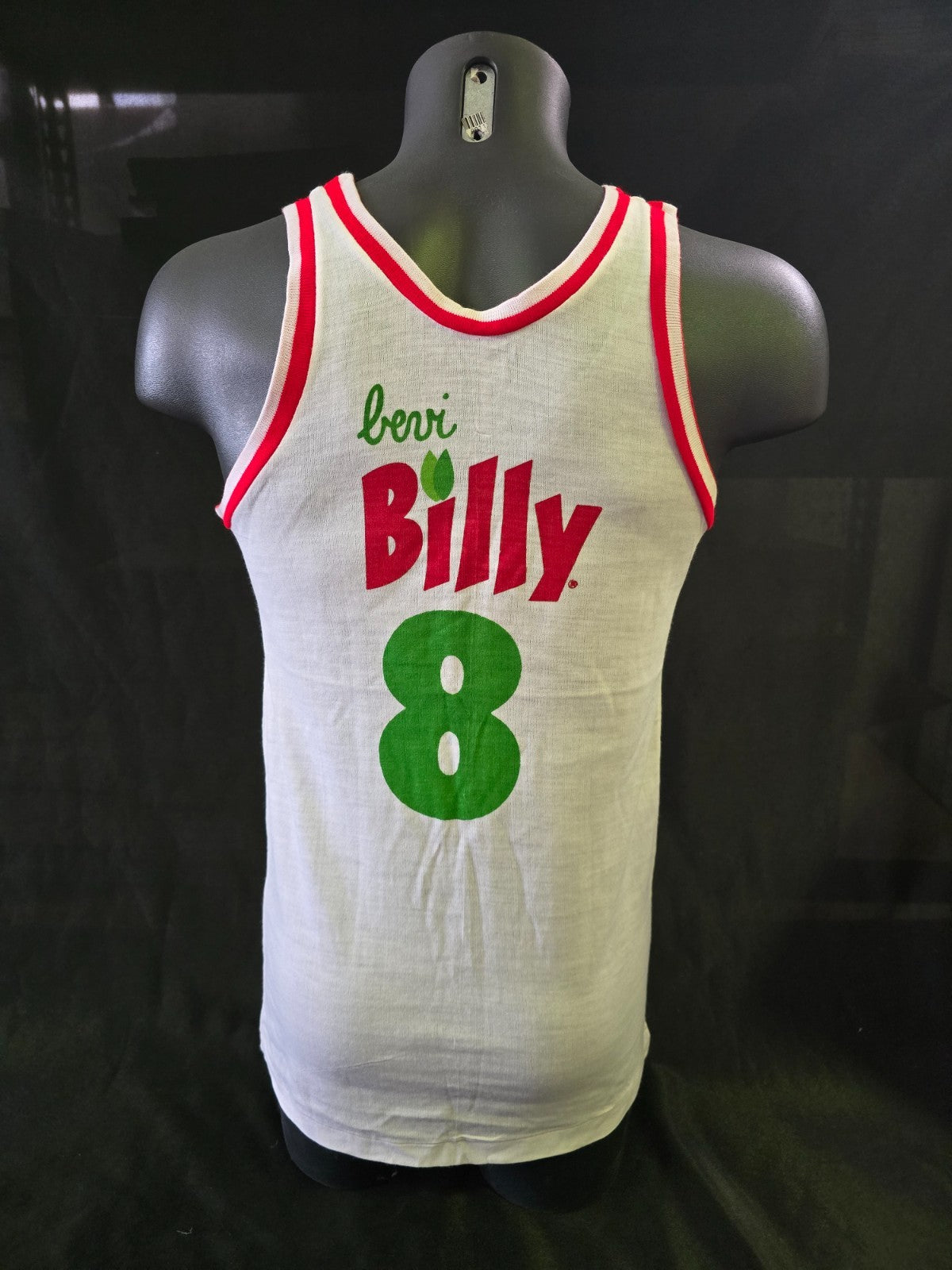 Canotta BILLY Olimpia Basket Milano nr 8 autografata in originale Mike D'Antoni