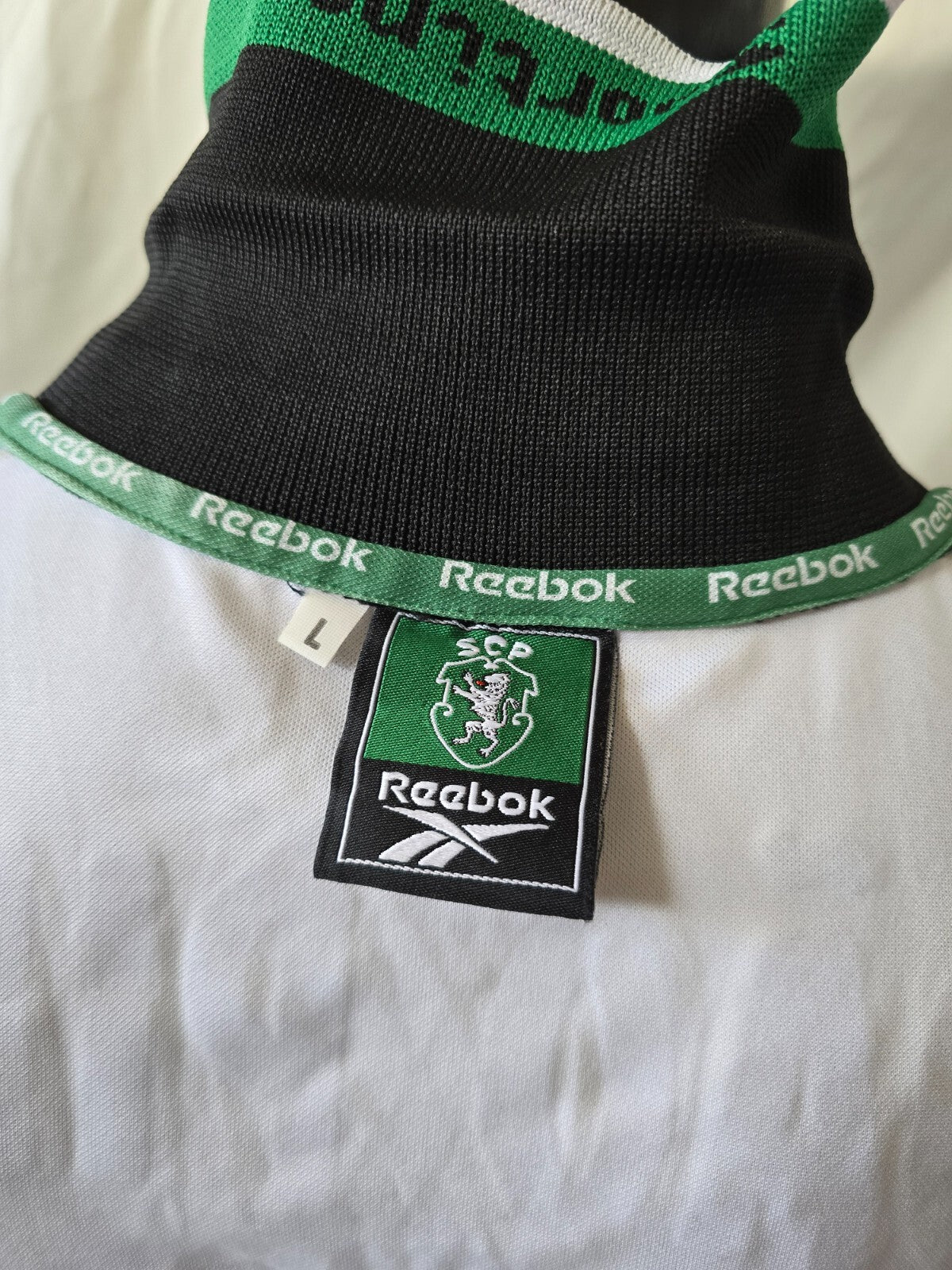 Maglia reebok match worn 2001 Sporting Clube de Portugal nr 25 João Pinto tg L