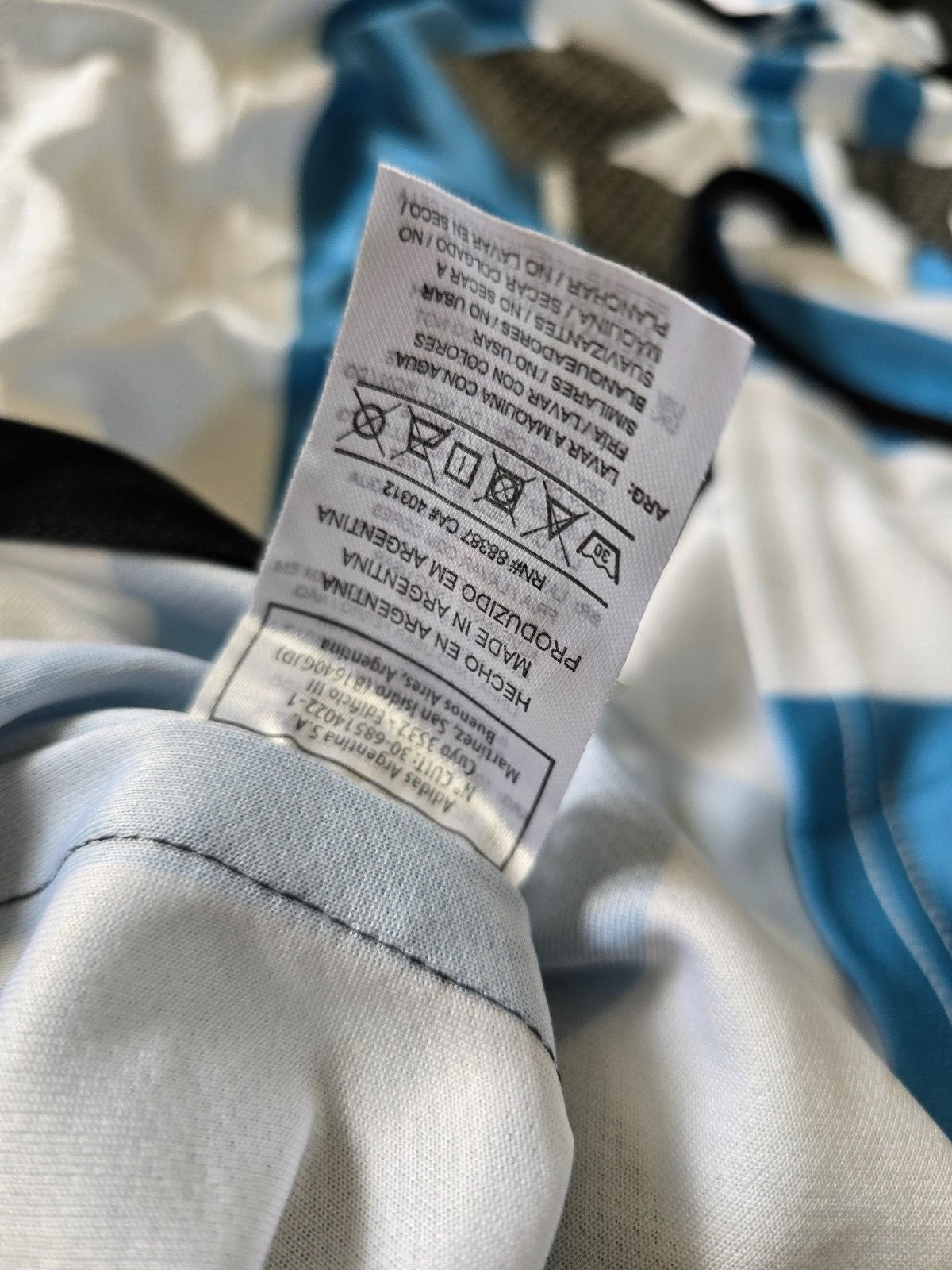Calcio camiseta tshirt Adidas ARGENTINA nr 13 tg M 2022 (m11)