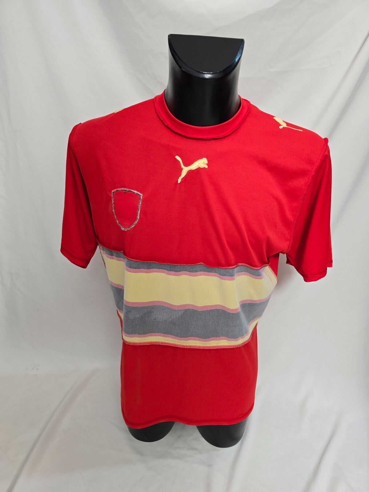 maglia Puma ANGOLA Soccer Football nr 19 André Buengo tg XL Usa 94 Match Worn
