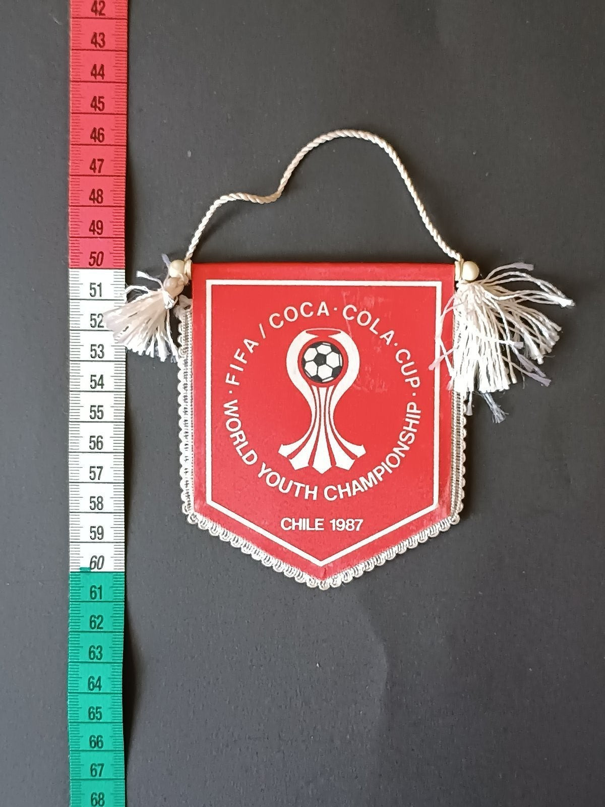 gagliardetto Pennant calcio FIFA Coca-Cola Chile 1987