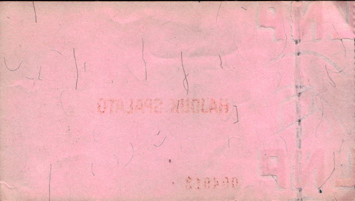 Biglietto stadio Torino-Hajduk Spalato 1985-86 Coppa Uefa 23/10/1985
