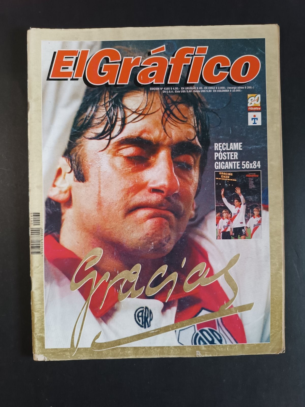 Rivista EL GRAFICO numero 4165 anno 1999 - Francescoli (senza poster)