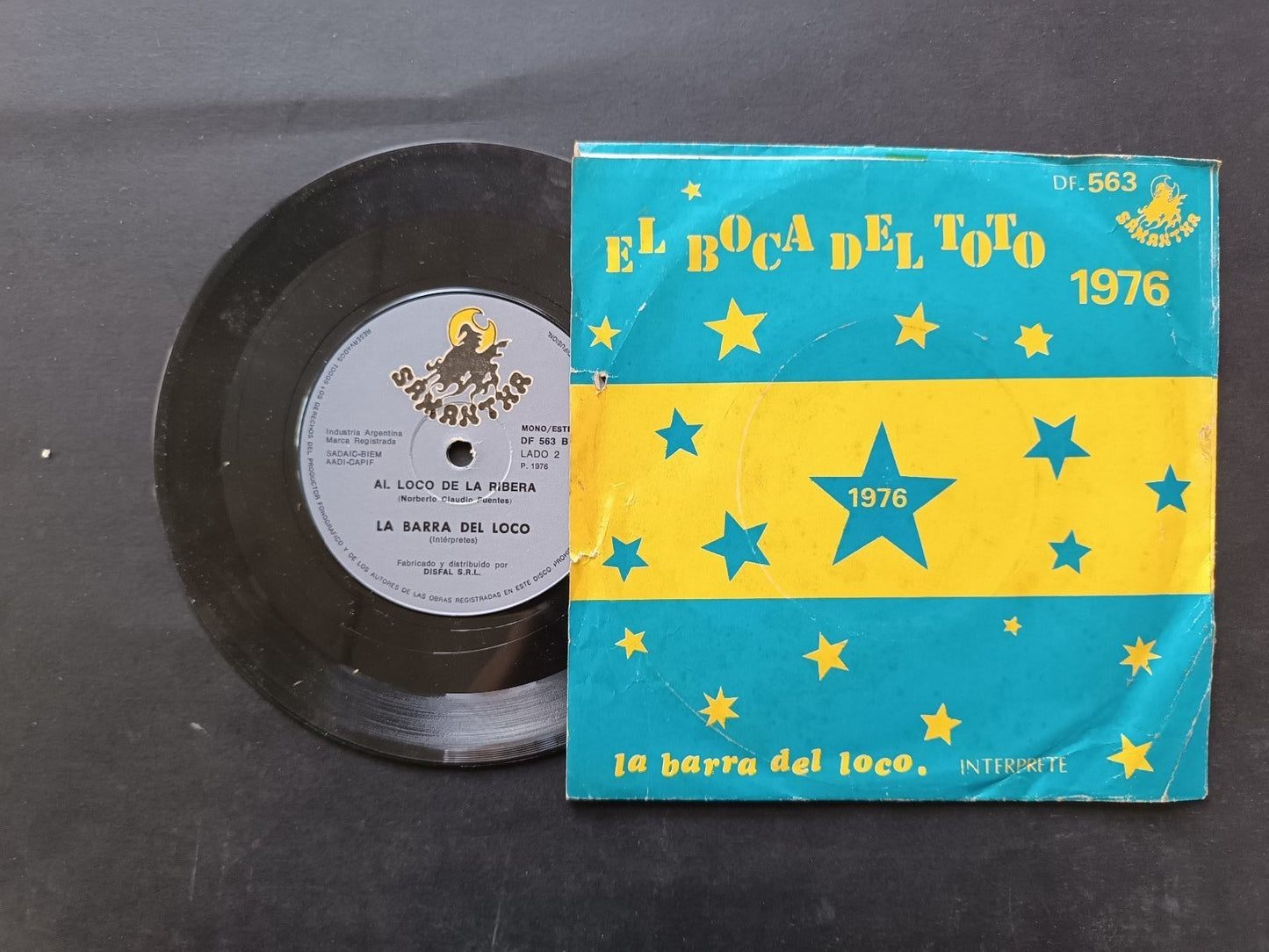 Vinile 45 giri EL BOCA DEL TOTO 1976