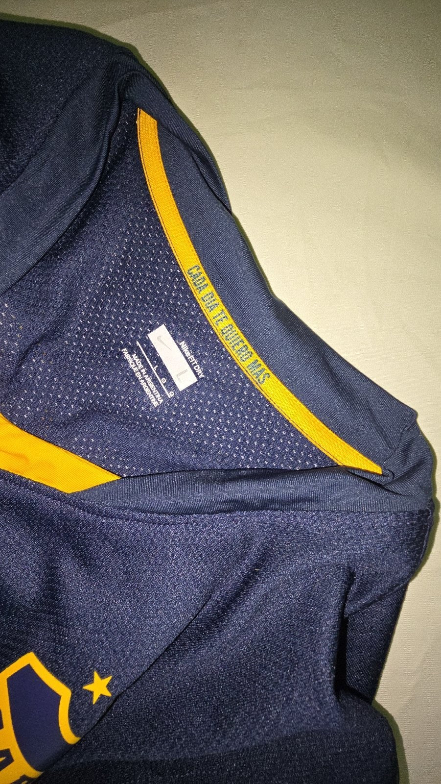 Maglia Camiseta Calcio nike boca Juniors 2008/09 nr 21 CHAVEZ home tg L (C)