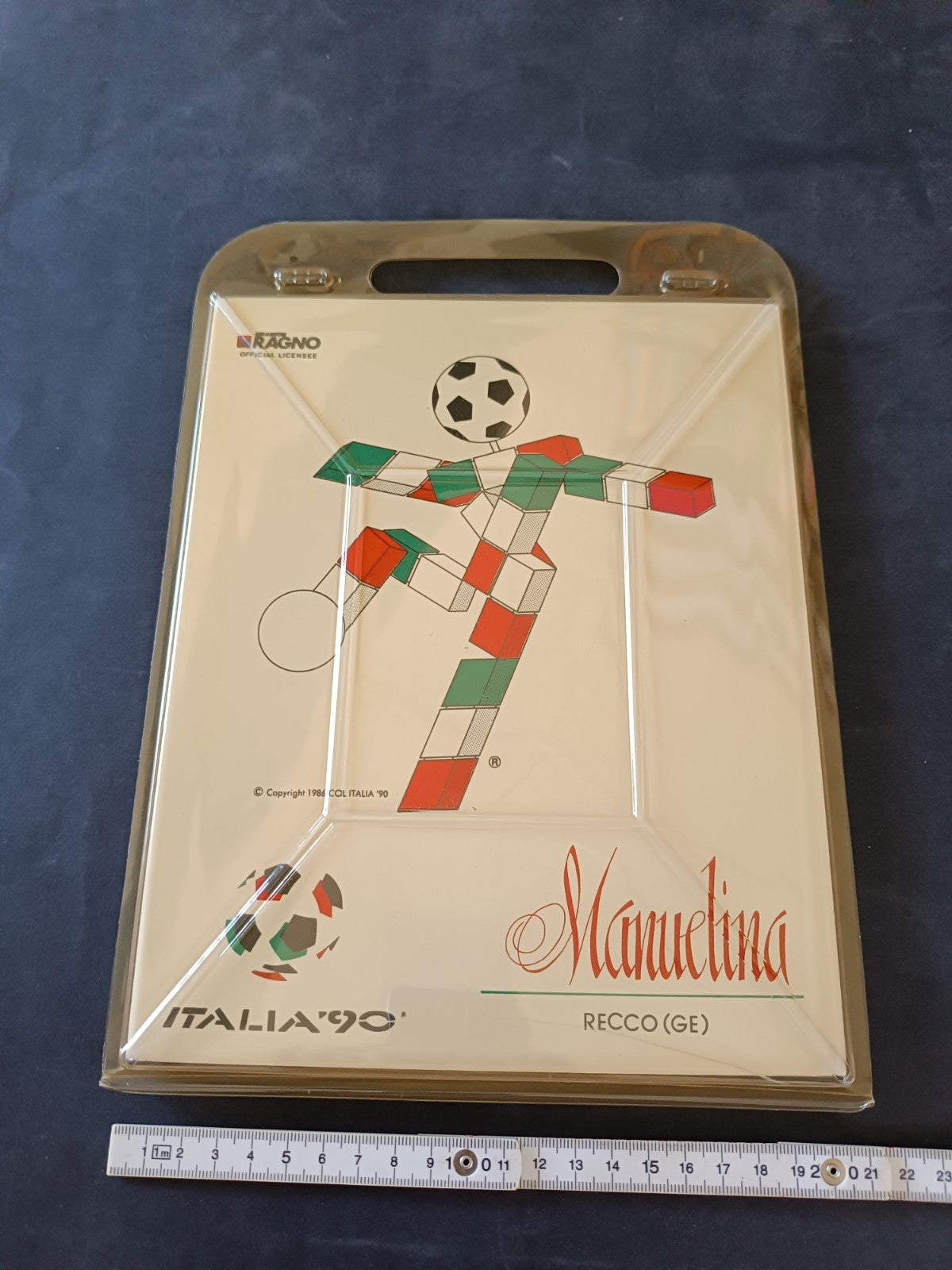 Placca in CERAMICA?? Mondiali di calcio Italia 90