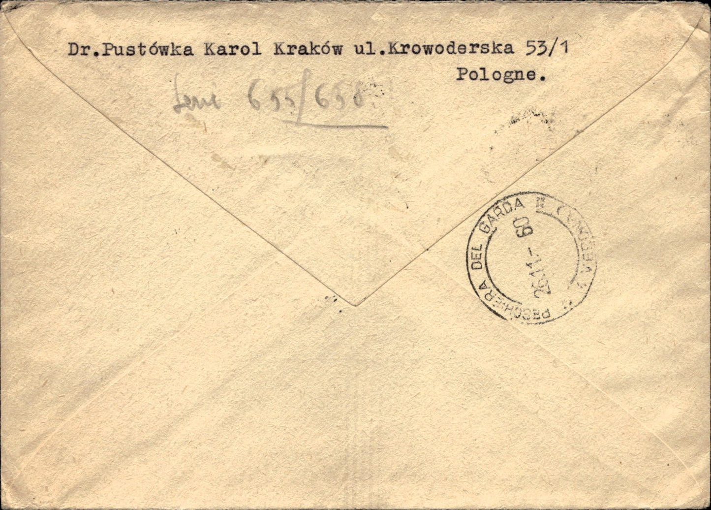 busta primo giorno Krakov 1960