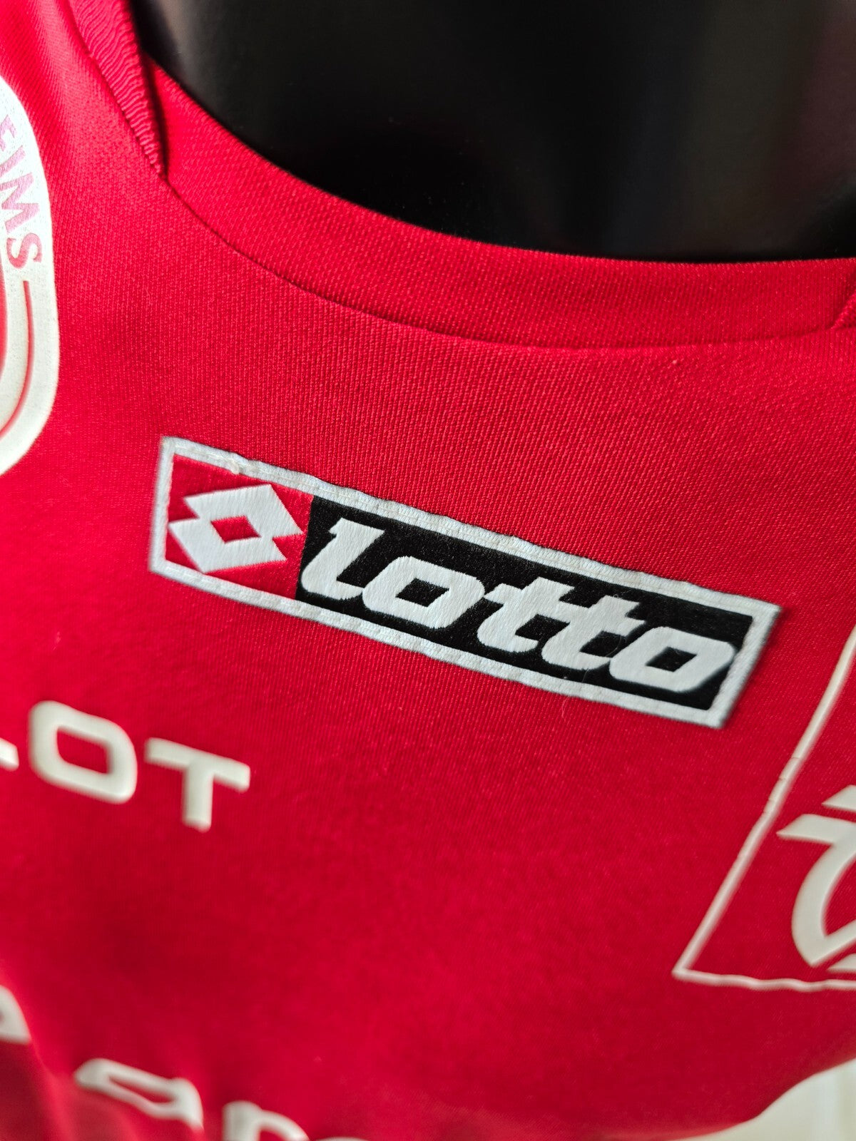 Maglia match worn Lotto Stade Reims 2006/07 Carl Tourenne 6 tg xl
