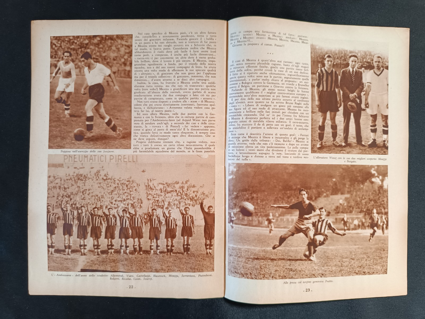 rivista COSMOS suppl Excelsior MEAZZA - n 7 anno 1933 - ed Vitagliano