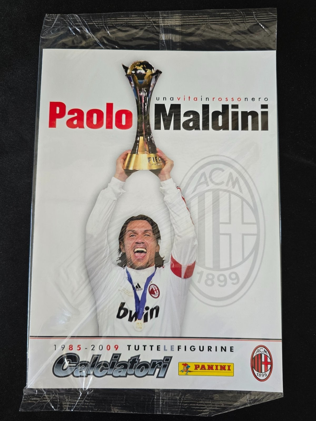 a.C. MILAN 1899 Paolo Maldini Tutte Le Figurine Calcio Edizione Panini sigillato